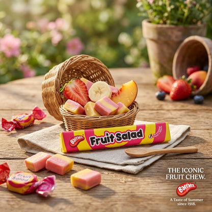 Barratt Fruit Salad & Black Jack Chews 36g x 40 | Vegetarian