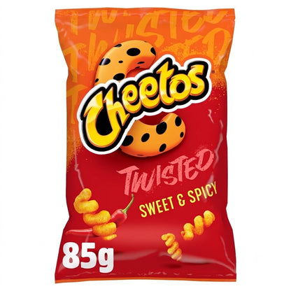 Cheetos Corn Puffs 85g / 90g x 12 | Original Cheese or Twisted Sweet & Spicy