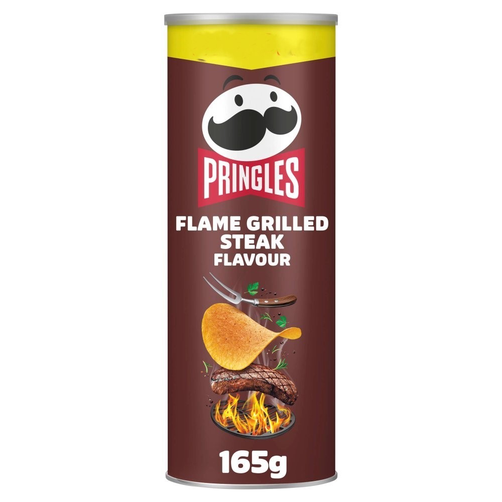 Pringles 165g x 6 | Burger King Bacon Double Cheese XL or Flame Grilled Steak
