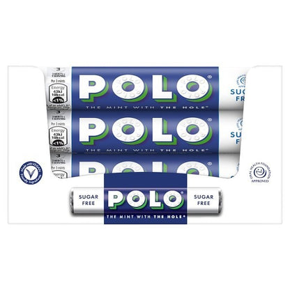 x 32 Nestle Polo Mint Tubes 34g Bulk Box - Original Spearmint Sugar Free Choice