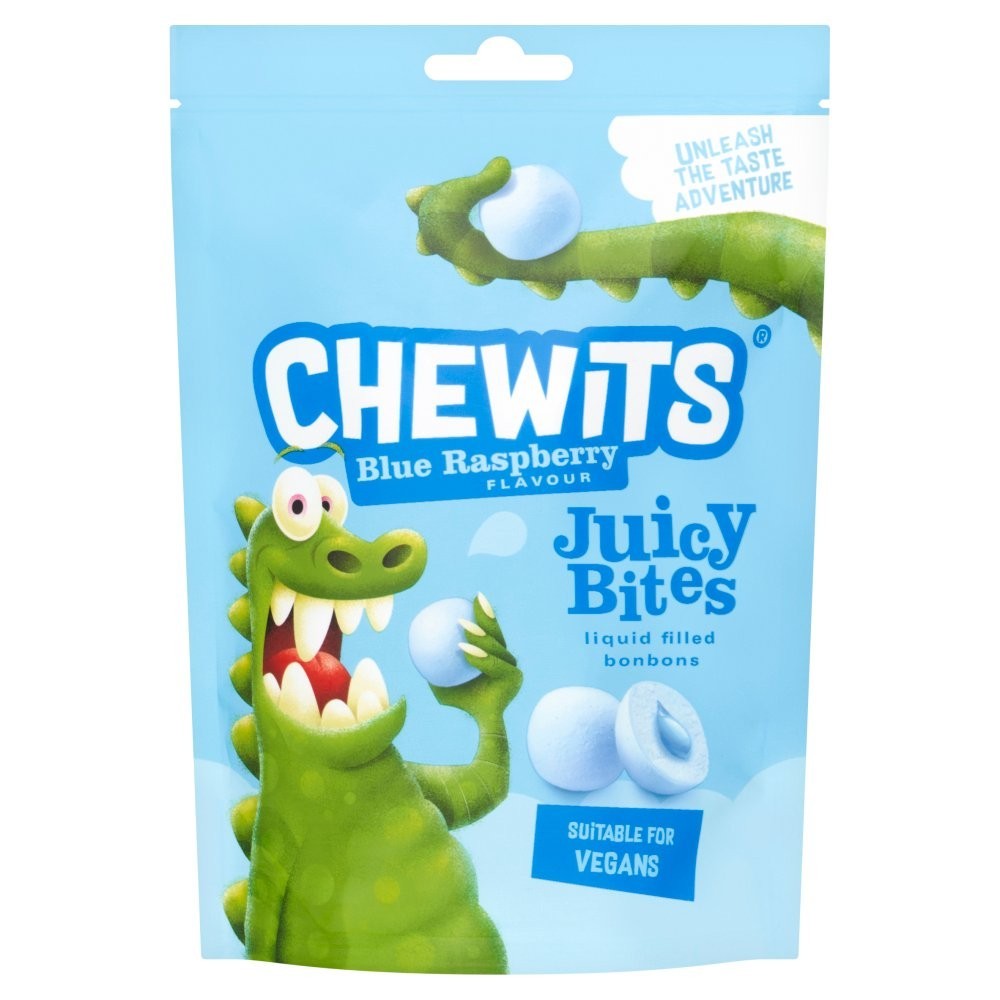 Chewits Bites 115g x 10 | Strawberry, Blue Raspberry & Xtreme Apple | Vegan