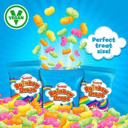 Swizzels Rainbow Drops Multipack Sweets 32g x 24 / 10g x 60 | Vegan
