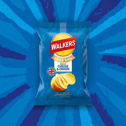 45g x 32 Packs Walkers Crisps Grab Bags Multipack Box - Choose Flavours