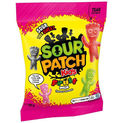 Sour Patch Kids Candy 105g x 10 | Original, Blue Raspberry, Strawberry & More