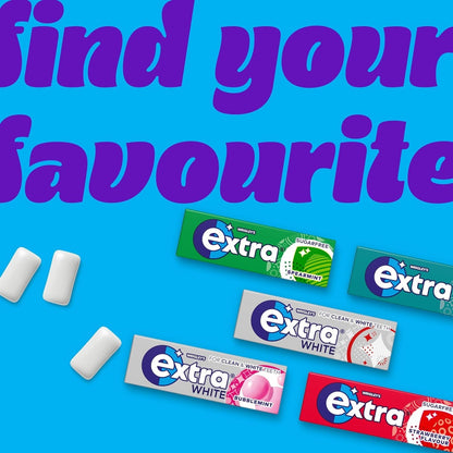 Wrigley's Extra Sugar Free Chewing Gum 10 Pieces x 30 | 9 Flavours Bulk Box