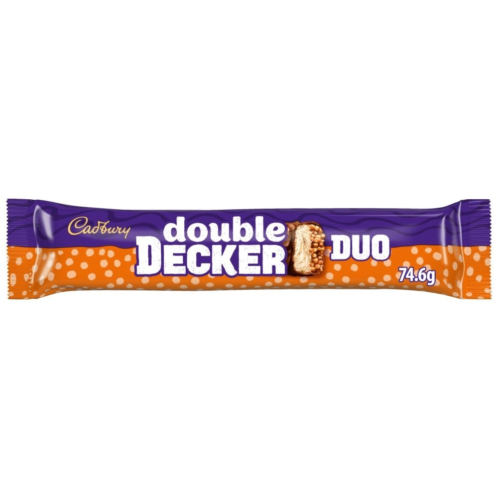 Cadbury Duo Chocolate Bars Bulk Box 32 x Wispa, Boost, Double Decker, Starbar