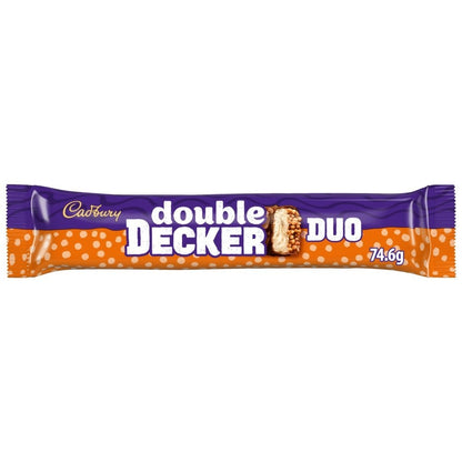 Cadbury Duo Chocolate Bars Bulk Box 32 x Wispa, Boost, Double Decker, Starbar