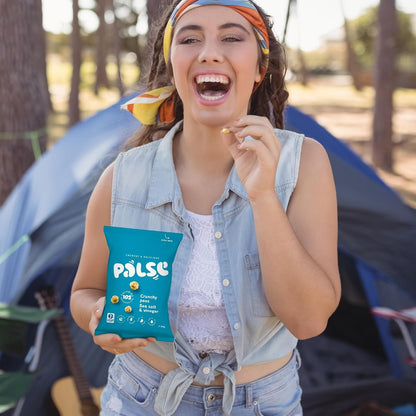 Palse Crunchy Peas & Broad Beans 50g x 12 | 3 Flavours | Vegan High Fibre
