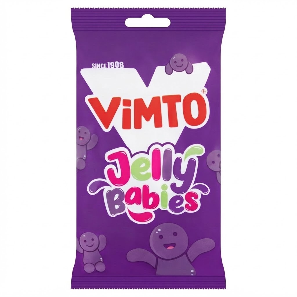 Vimto Jelly Babies 120g x 12 | Halal Real Fruit Juice | Bulk Pack