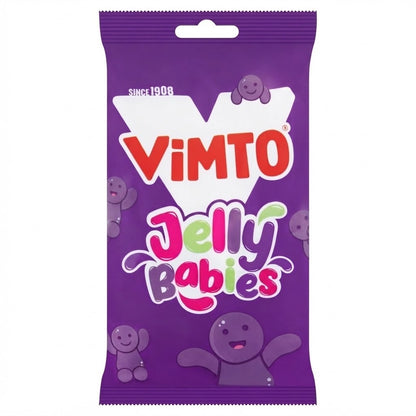 Vimto Jelly Babies 120g x 12 | Halal Real Fruit Juice | Bulk Pack