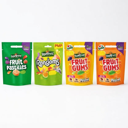 10 x Box Rowntree's Fruit Pastilles Random Pick & Mix Gums Sharing Bags Bulk Buy