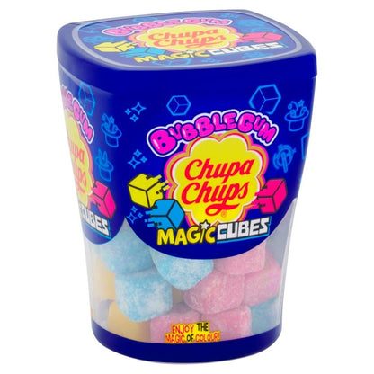 Chupa Chups Magic Cubes Bubblegum 86g | 10 Pack or 80 Pack Bulk Case