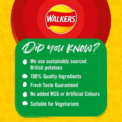 Walkers Classic Variety Crisps 6 x 25g | 3 Favourite Flavours