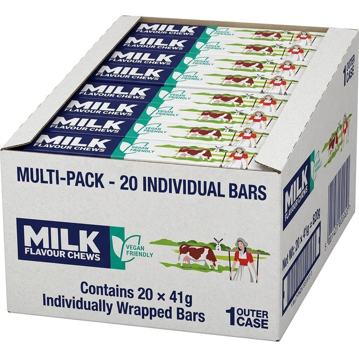 Smiths Milk Chews 41g x 20 | Retro Milk Flavour Sweets