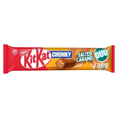 KitKat Chunky Peanut Butter 42g & Salted Caramel DUO 68g Chocolate Bar Bulk Box