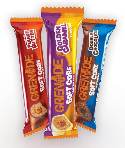 Grenade Soft Core Protein Bars 50g x12 Box - Low Sugar High Protein Snacks