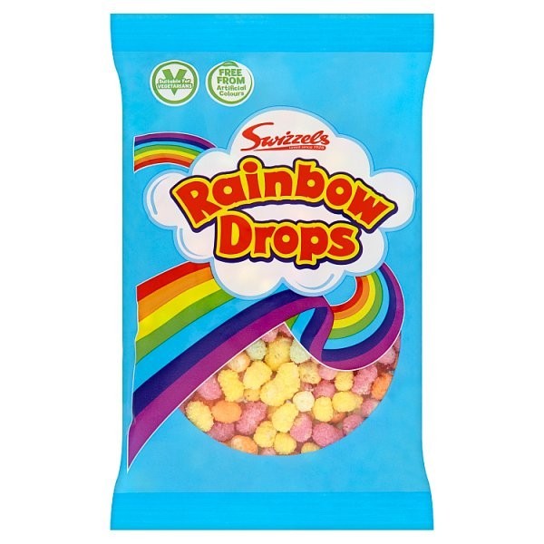 Swizzels Rainbow Drops Multipack Sweets 32g x 24 / 10g x 60 | Vegan