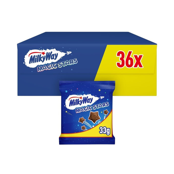33g x 36 Milky Way Magic Stars Milk Chocolate Bag Bulk Box Multipack