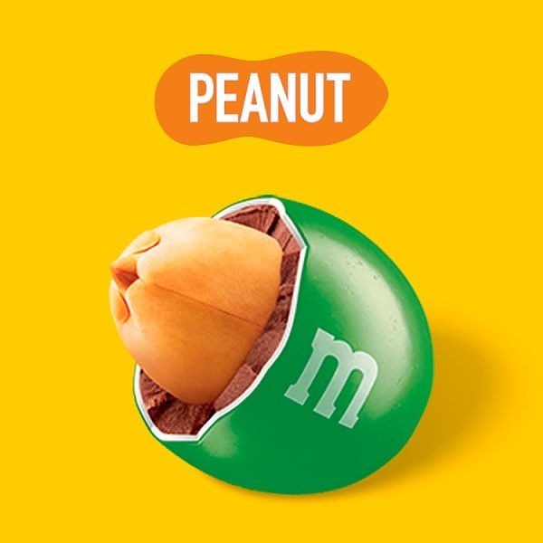 M&M's Chocolate Candy Bags Bulk Box - Peanut, Milk Chocolate, Crispy - x 24