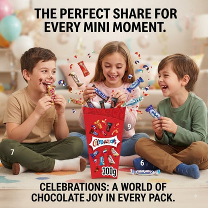 300g Celebrations Milk Chocolate Gift Box Assorted Confectionery