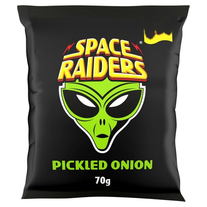 Space Raiders Crisps Beef & Pickled Onion 20 x 70g Bulk Box