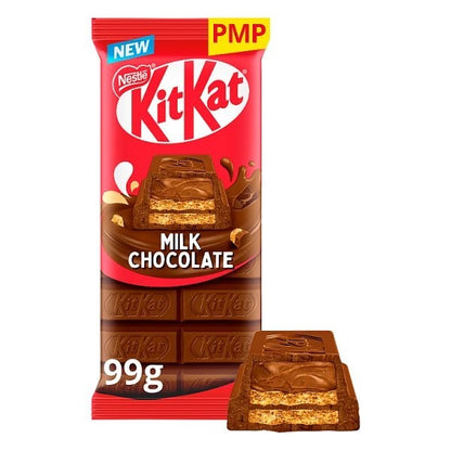 99g x 15 Nestle KitKat Chocolate Sharing Bar Bulk Box - Salted Caramel Brownie