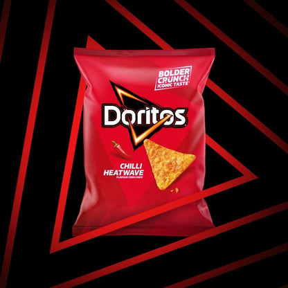 Doritos Tortilla Chips 70g x 18 | Chilli Heatwave, Tangy Cheese, Cool Original & Flamin' Hot