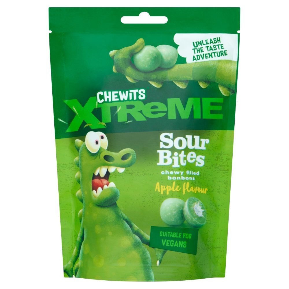 Chewits Bites 115g x 10 | Strawberry, Blue Raspberry & Xtreme Apple | Vegan