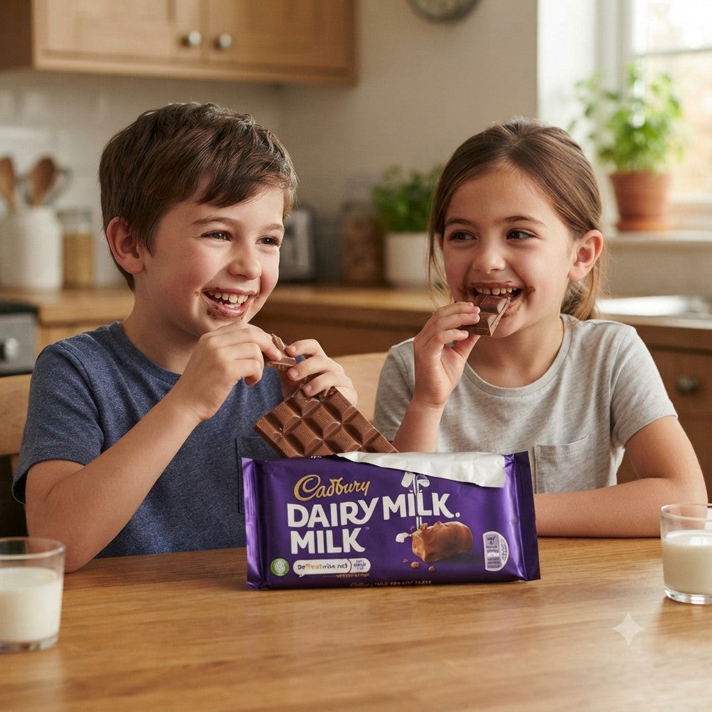 108.8g x 14 Cadbury Dairy Milk Chocolate Bars 4 Pack Multipack - Bulk Multipack