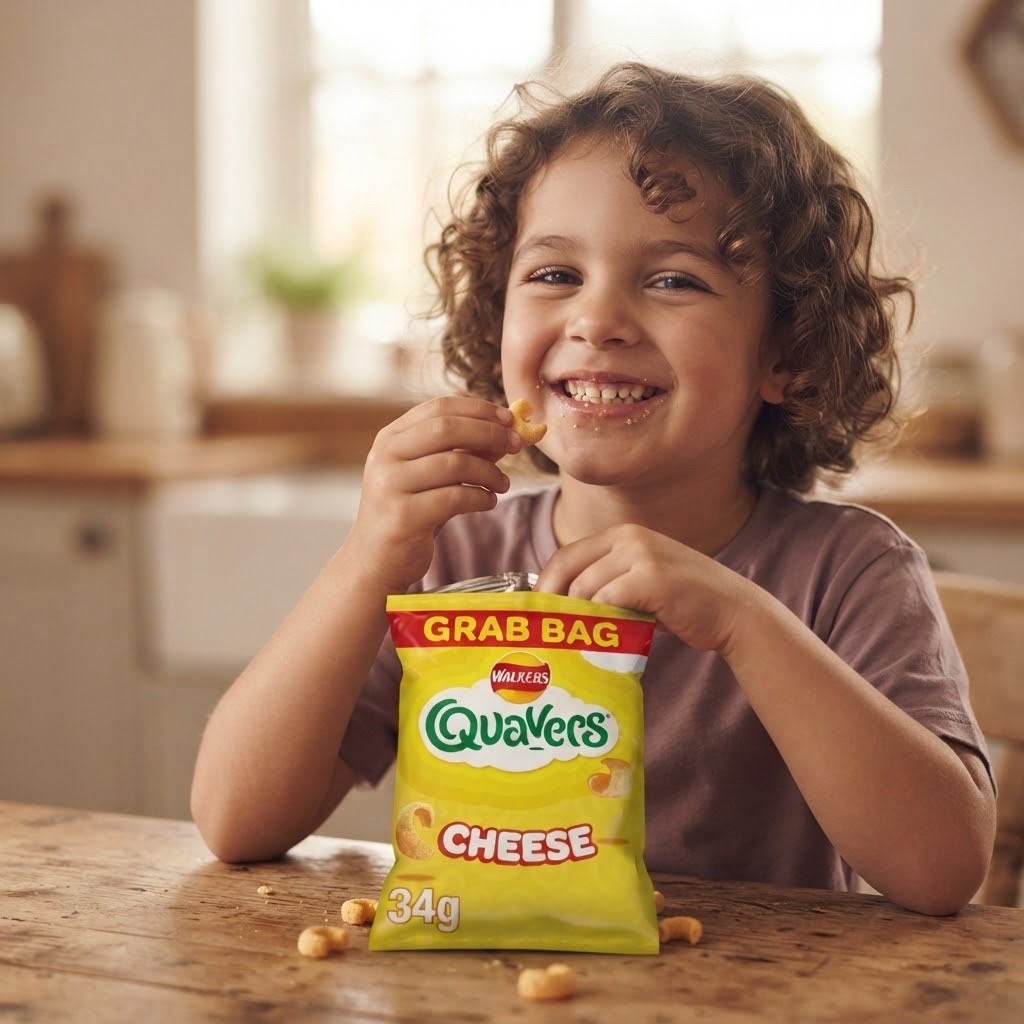 Walkers Quavers Cheese Crisps 34g x 30 | Grab Bags Bulk Box