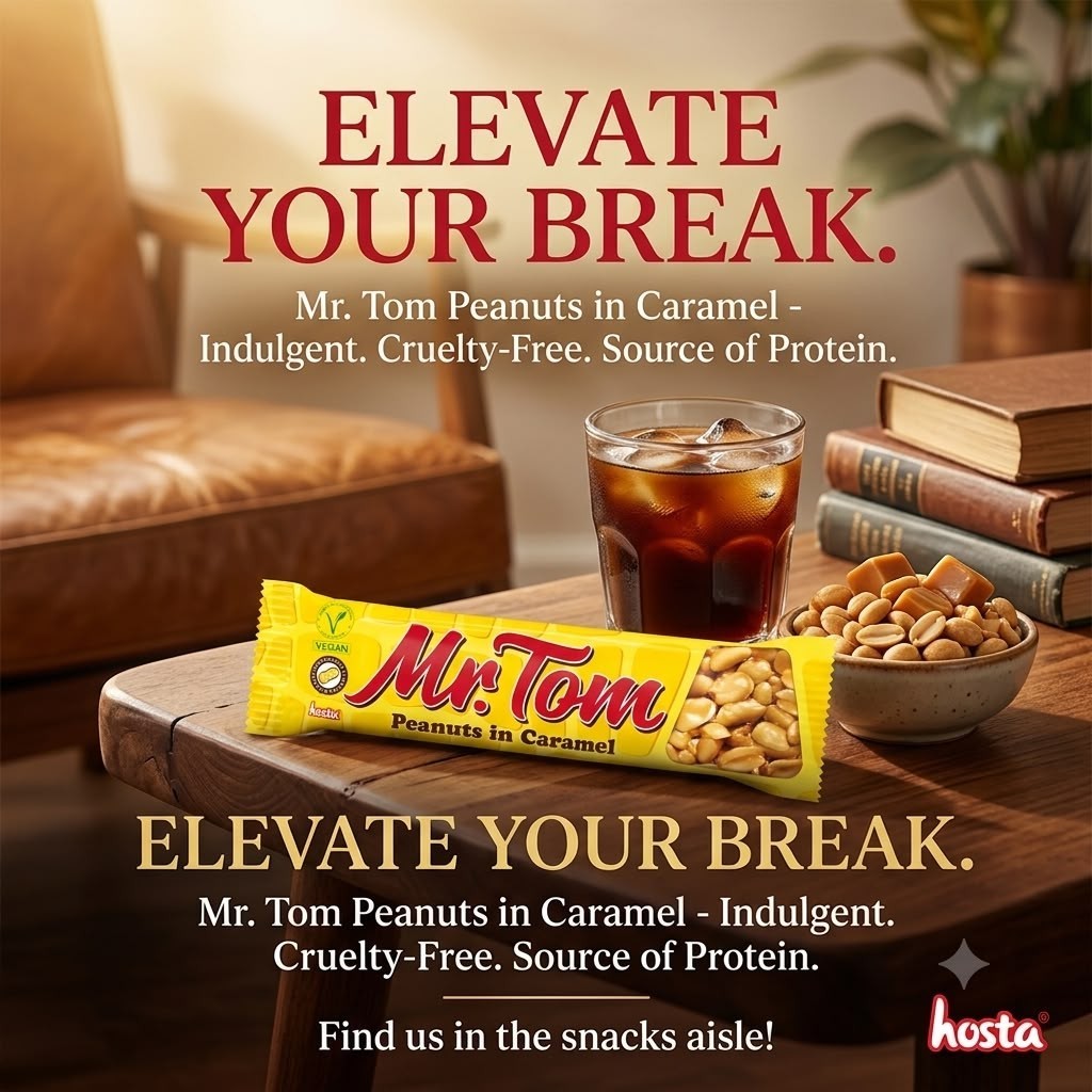 Mr. Tom Peanut Bar 40g (Pack of 36) - Crunchy Caramel Peanut Candy Bars Bulk