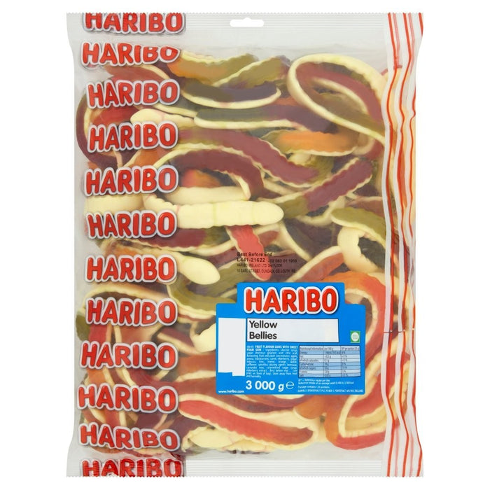 HARIBO Yellow Bellies Fruit & Foam Gums 3kg | Bulk Bag
