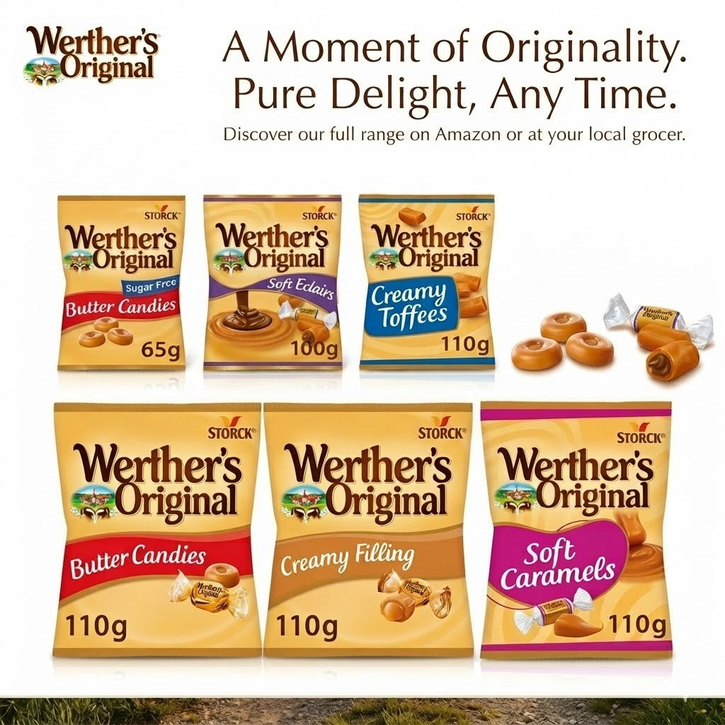 Werther's Original Toffees Caramels And Candies Multi Varieties Selection Bags