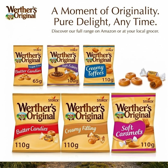 Werther's Original Toffees Caramels And Candies Multi Varieties Selection Bags