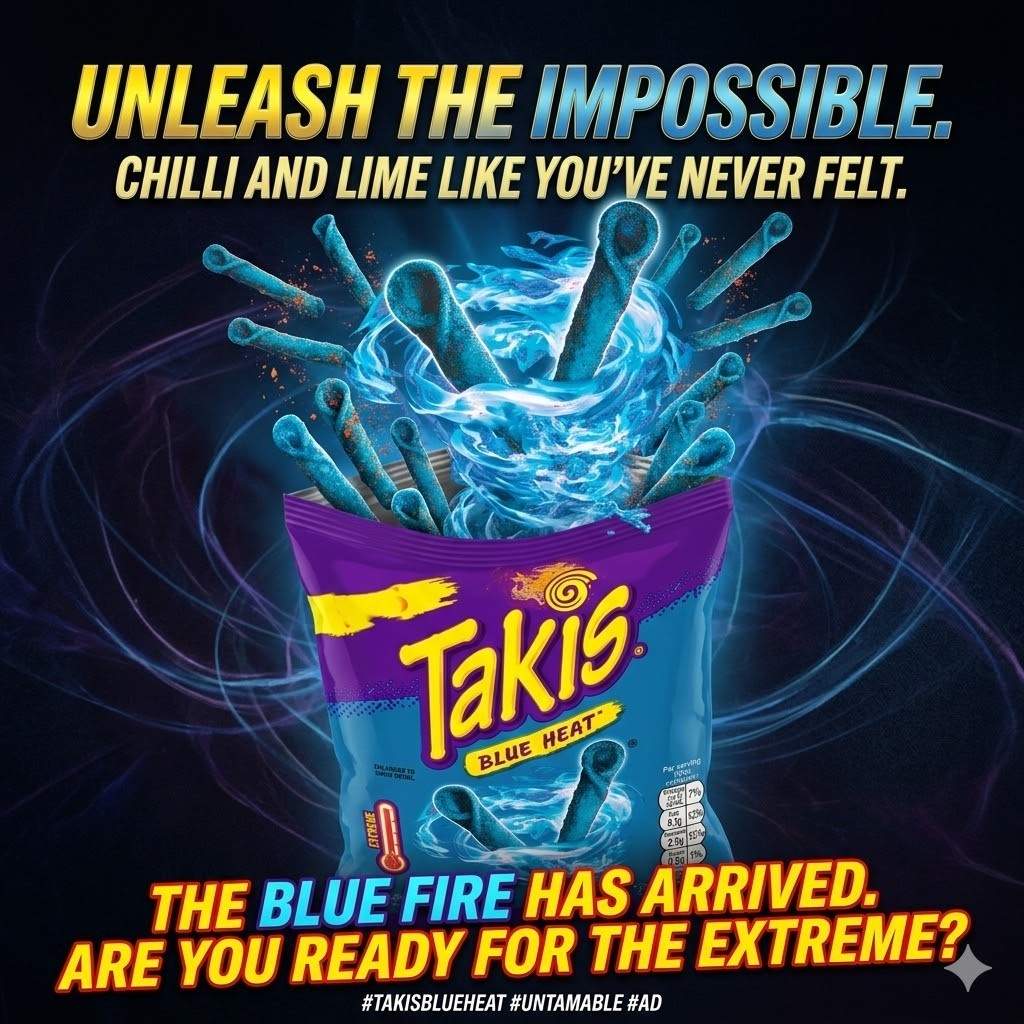 Takis Rolled Tortilla Corn Snacks 55g x 21 | Intense Nacho, Blue Heat & Smokin' BBQ
