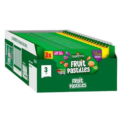 123g x 20 Rowntree's Fruit Pastilles Sweets 3 Pack Multipack Bulk Box Vegan
