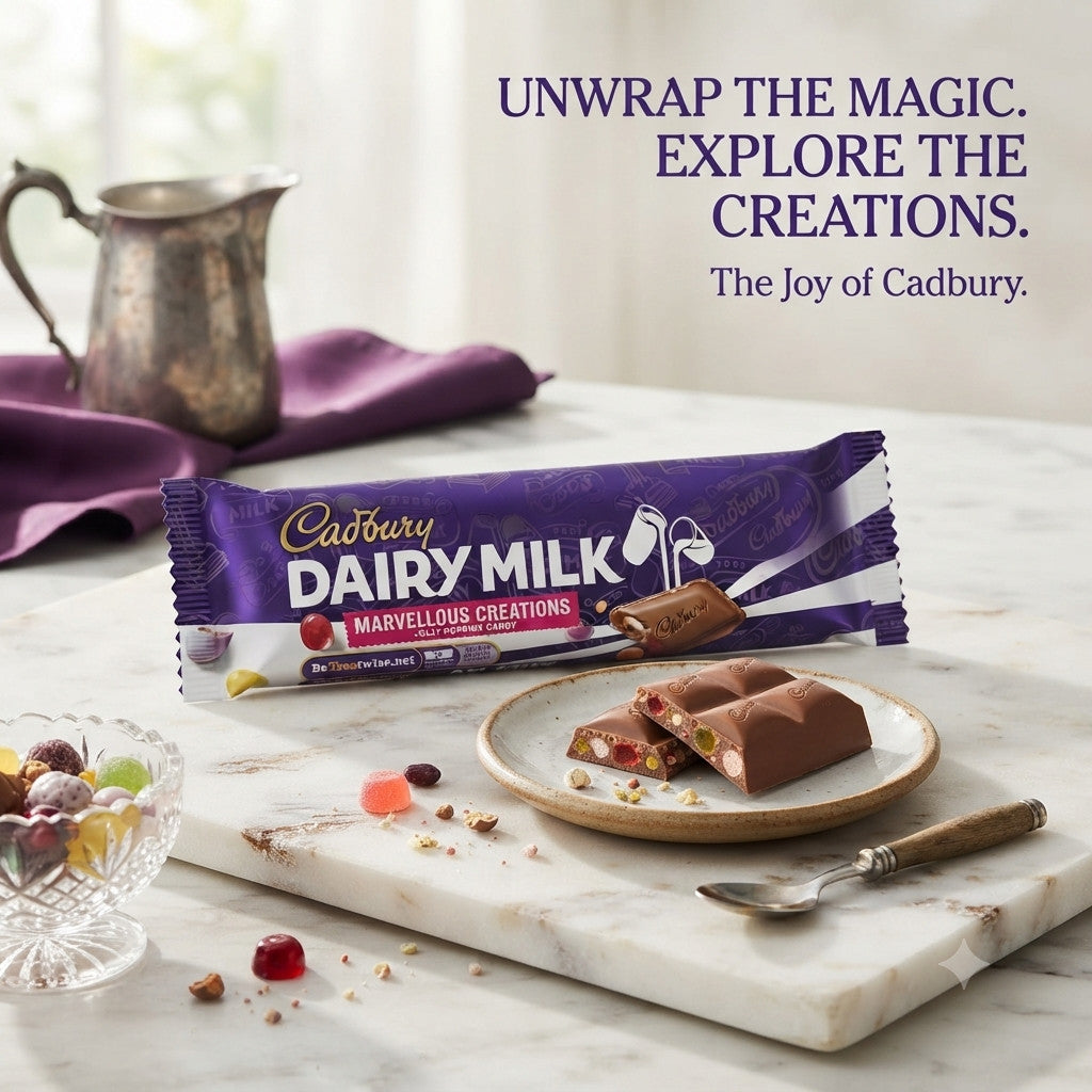 x 24 Cadbury Dairy Milk Marvellous Creations Jelly Popping Candy Chocolate Bar