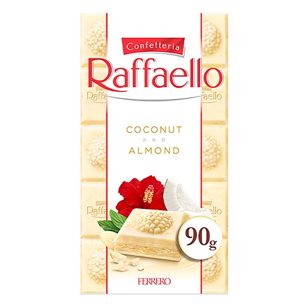 90g x 8 Raffaello Coconut & Almond Chocolate Bar Multipack White Chocolate Bulk