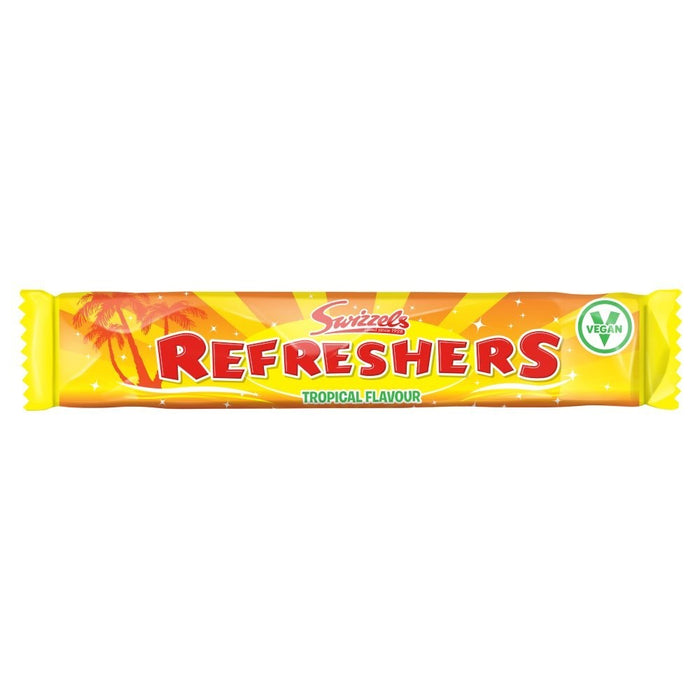 Swizzels Refreshers Tropical Flavour Giant Chew Bars 18g x 60 | Vegan