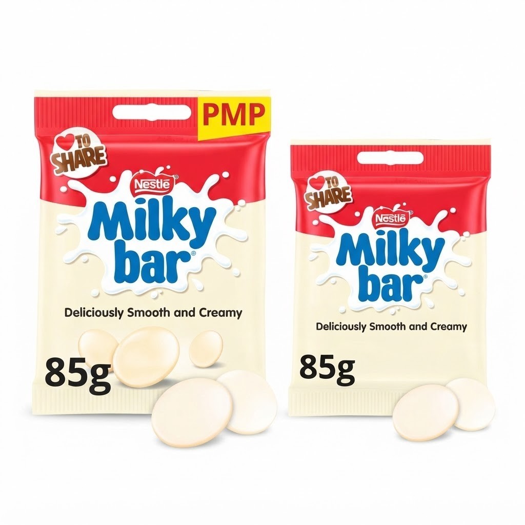 Milkybar White Chocolate Buttons Multipack Bulk Buy Giant Buttons or Small Bags