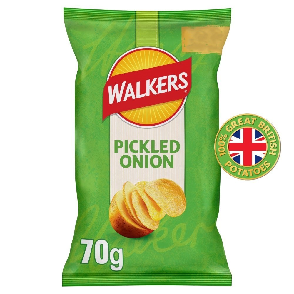 Walkers Sharing Crisps 70g x 18 | 6 Classic Flavours | Great British Potatoes