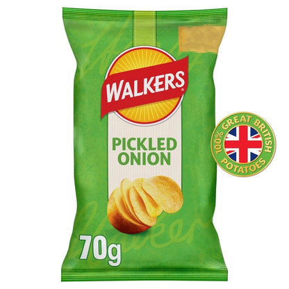 Walkers Sharing Crisps 70g x 18 | 6 Classic Flavours | Great British Potatoes