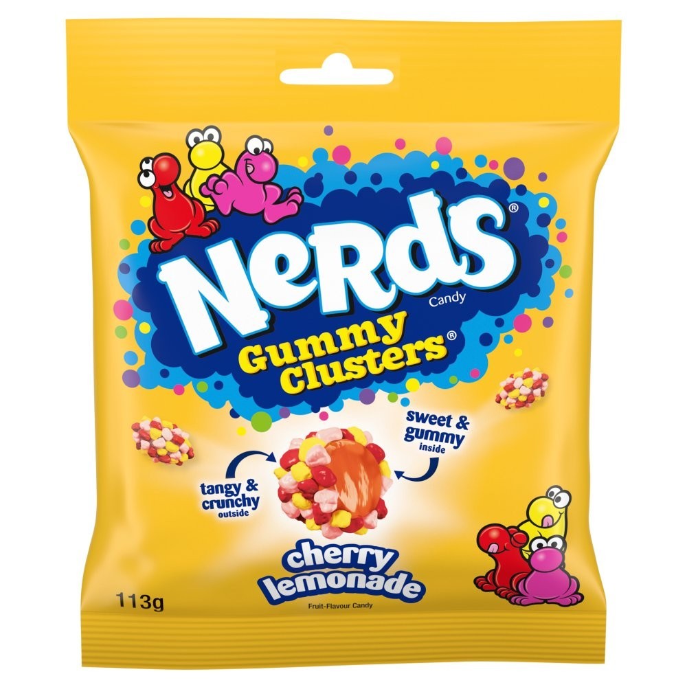 Nerds Gummy Clusters Candy 113g x 10 | Cherry Lemonade, Berries & Fruit Variety