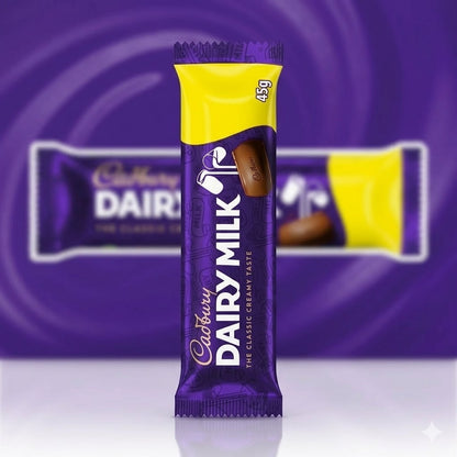 Cadbury Dairy Milk Chocolate Bars Bulk Box 48x - Original, Caramel, Wholenut, Fr