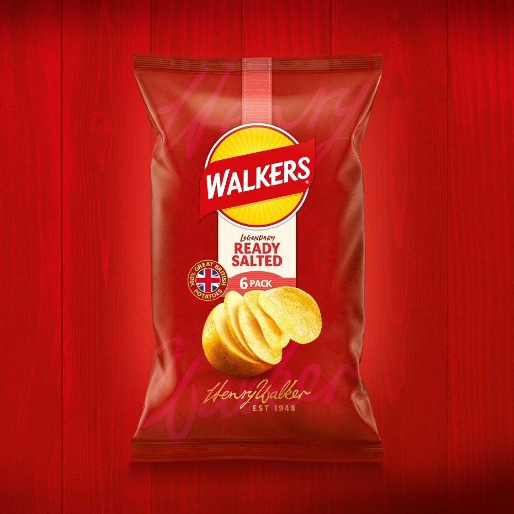 Walkers Classic Variety Crisps 6 x 25g | 3 Favourite Flavours