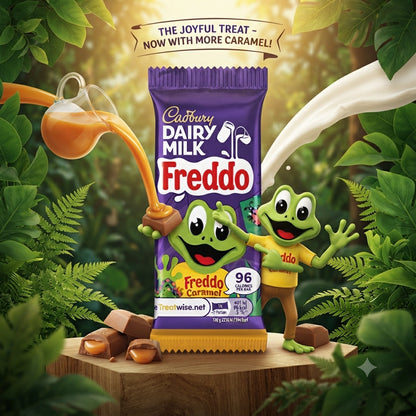 Cadbury Dairy Milk Freddo & Caramel Chocolate Bars Bulk Box 18g/20g x 60