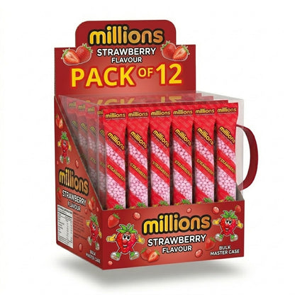 Millions Bubblegum Chewy Sweets 55g x 12 | Tiny Tasty Sweets