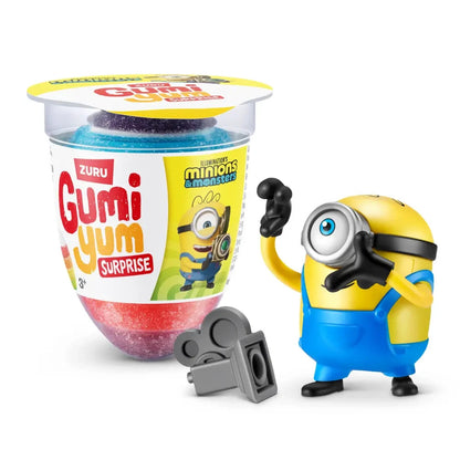 Zuru Gumi Yum Surprise Minions & Monsters Gummy Candy 26g x 18 | Toy Surprise