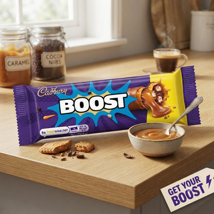 Cadbury Boost Chocolate Bar Multi Pack 126g x 12 Irish Import Bulk Buy