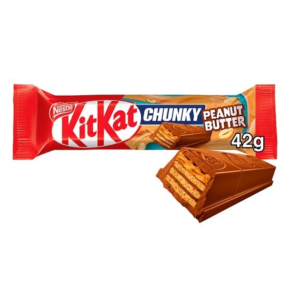 KitKat Chunky Peanut Butter 42g & Salted Caramel DUO 68g Chocolate Bar Bulk Box